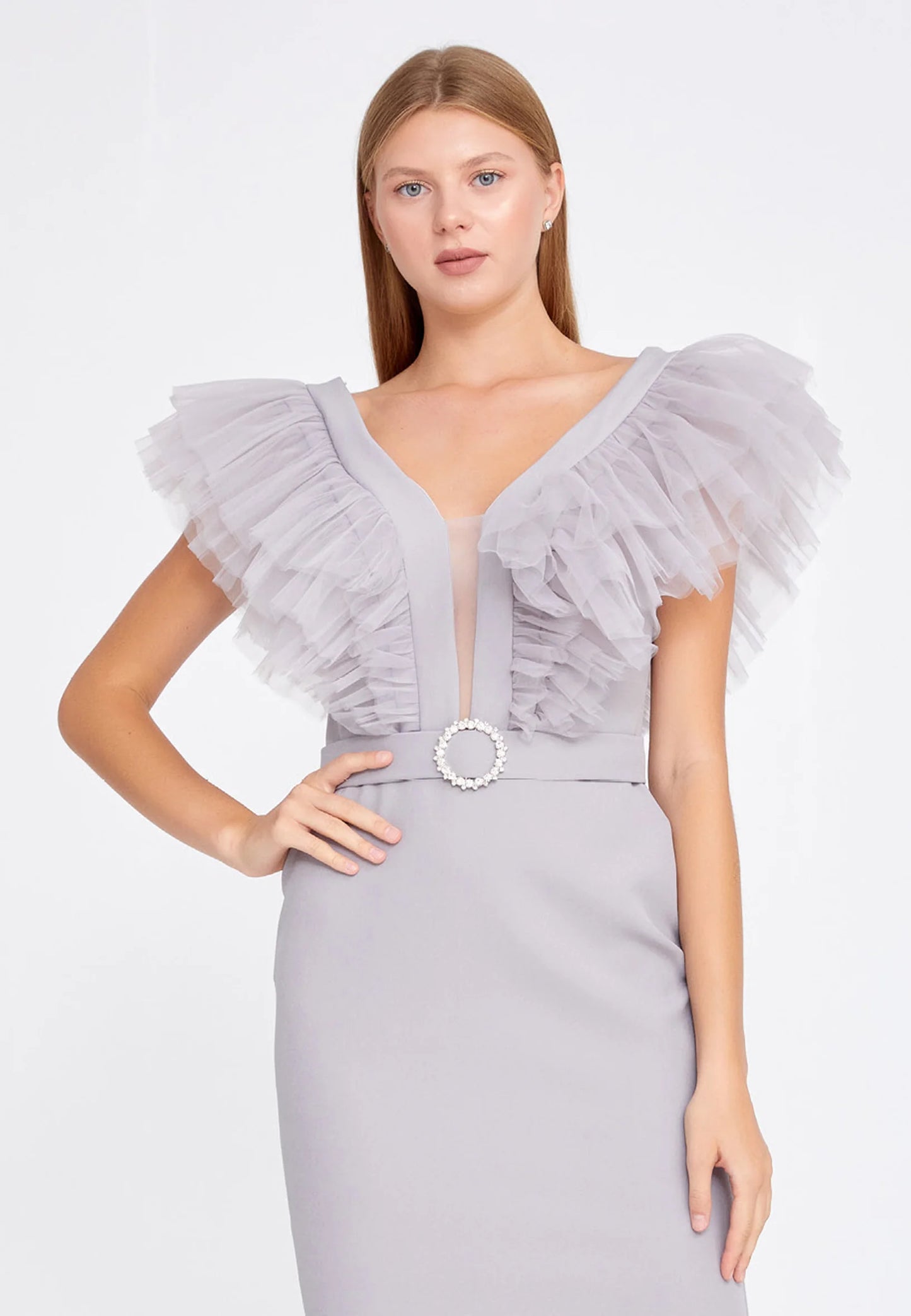 Sleeveless Mini Crepe Column Regular Wedding Guest Dress Unit Price: $35