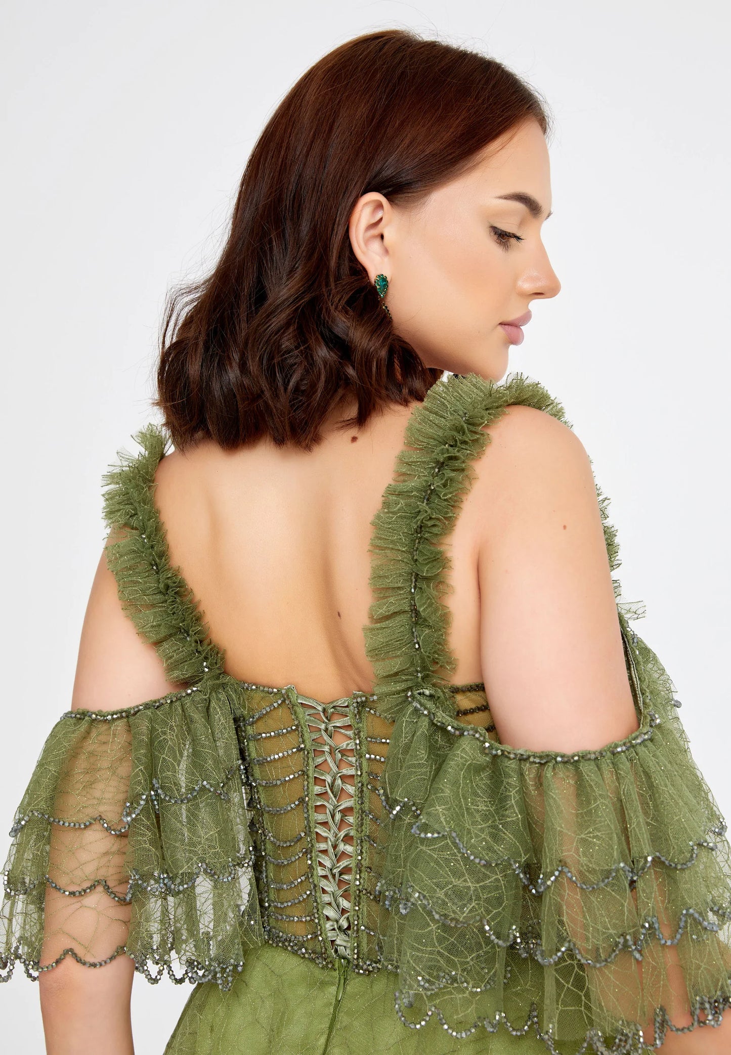 Off Shoulder Maxi Tulle A - Line Regular Prom Dress Unit Price: $135