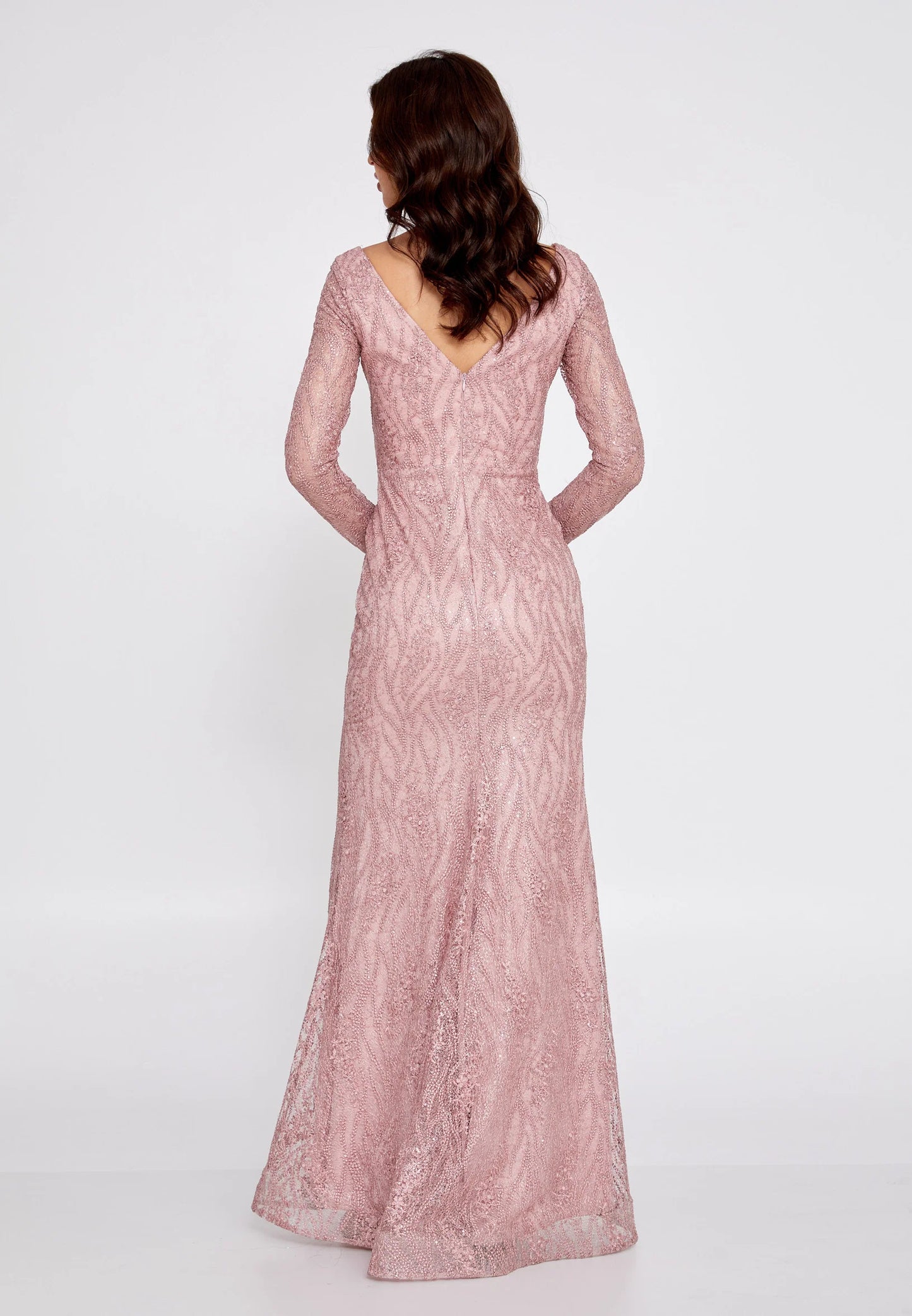 Long Sleeve Maxi Lace Mermaid Regular Wedding Guest Dress Unit Price: $52