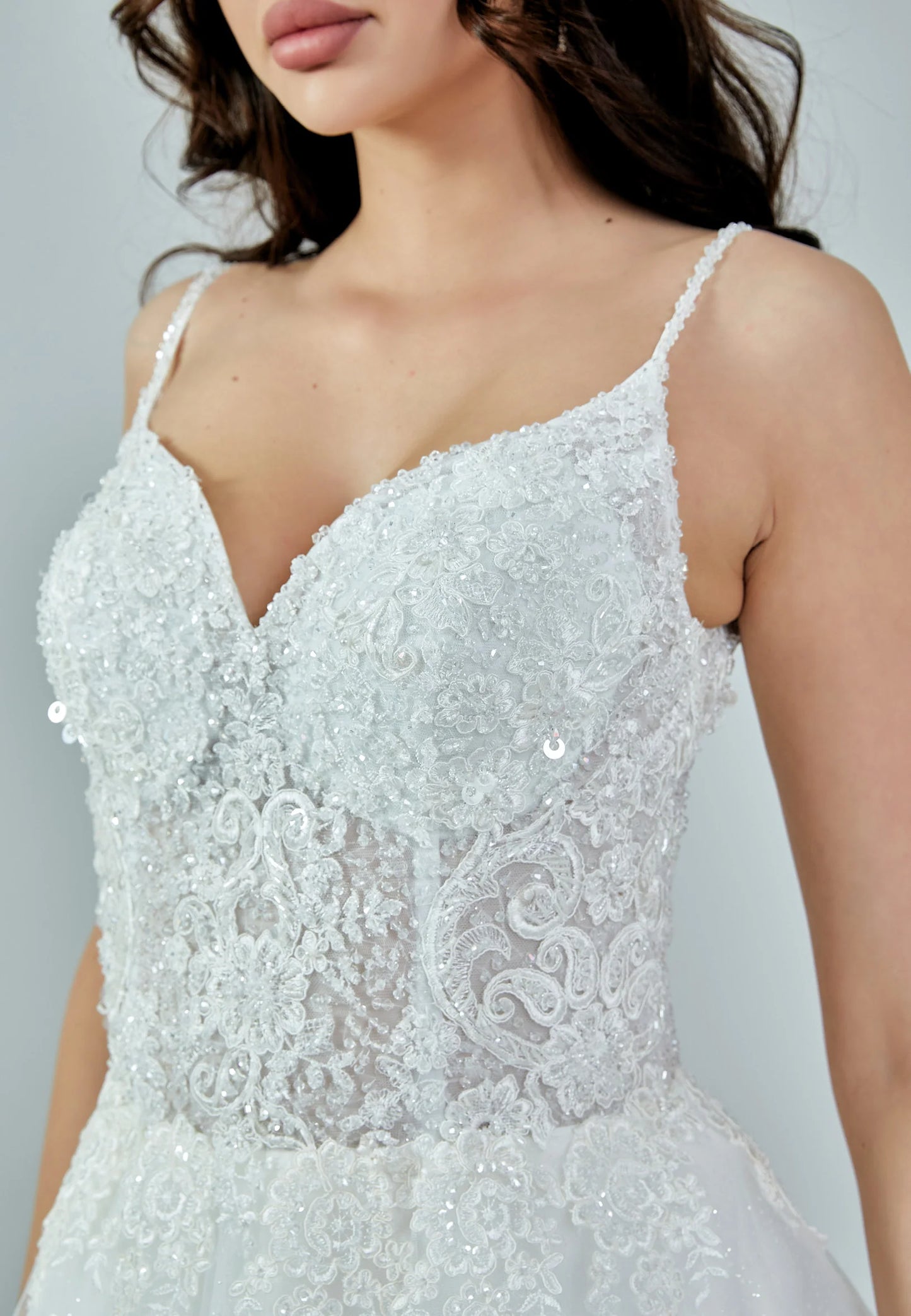 Sleeveless Maxi Tulle Regular Wedding Dress Unit Price: $195