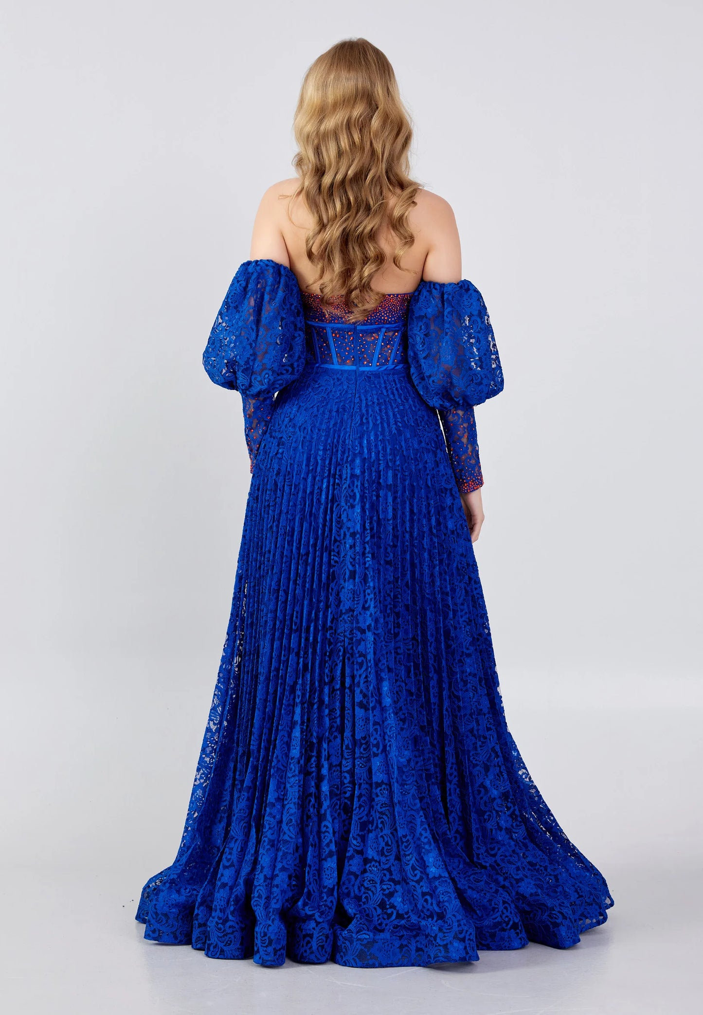 Off Shoulder Maxi Lace A - Line Regular Prom Dress Unit Price: $52