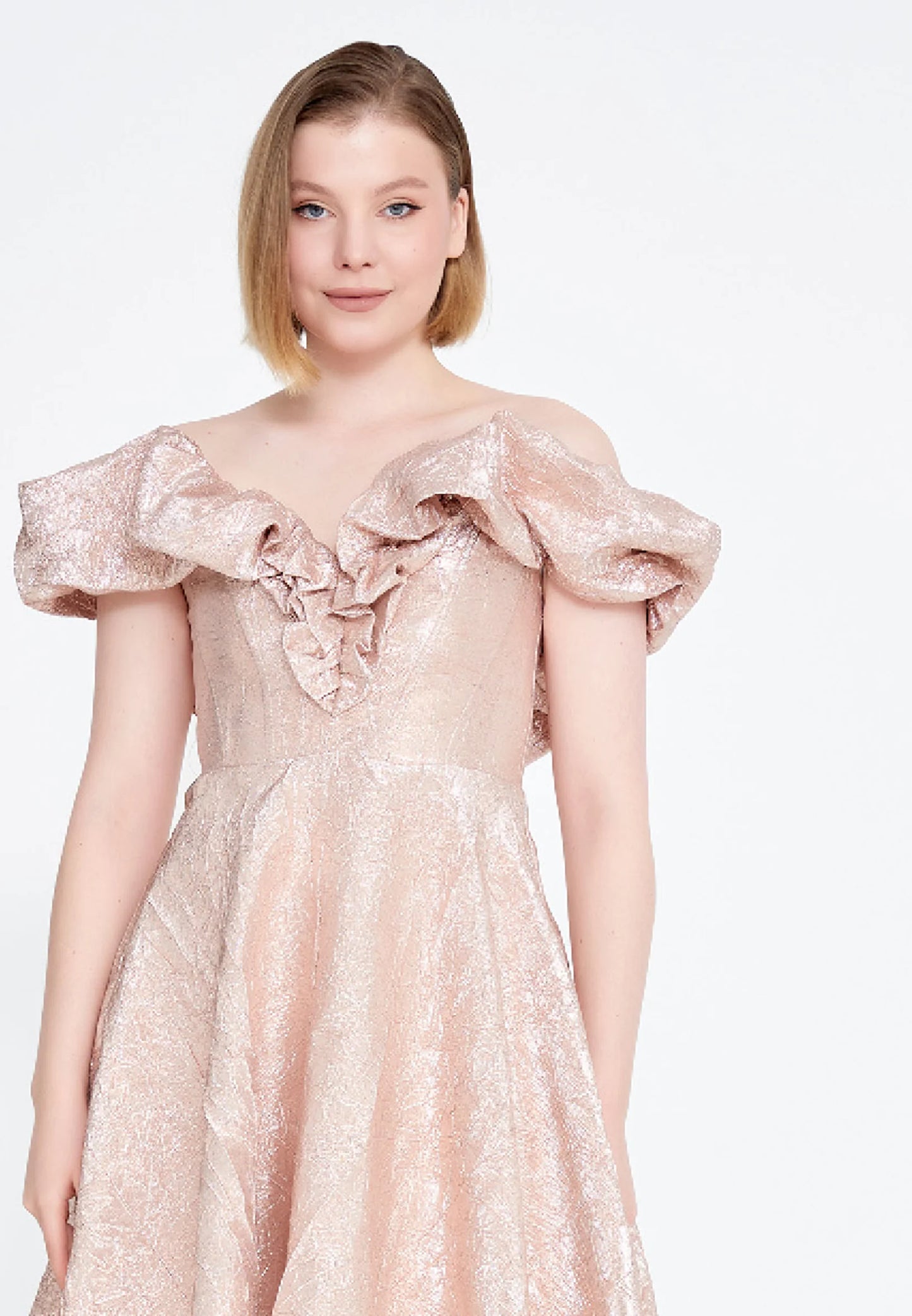 Off Shoulder Mini Polyester A - Line Regular Prom Dress Unit Price: $25