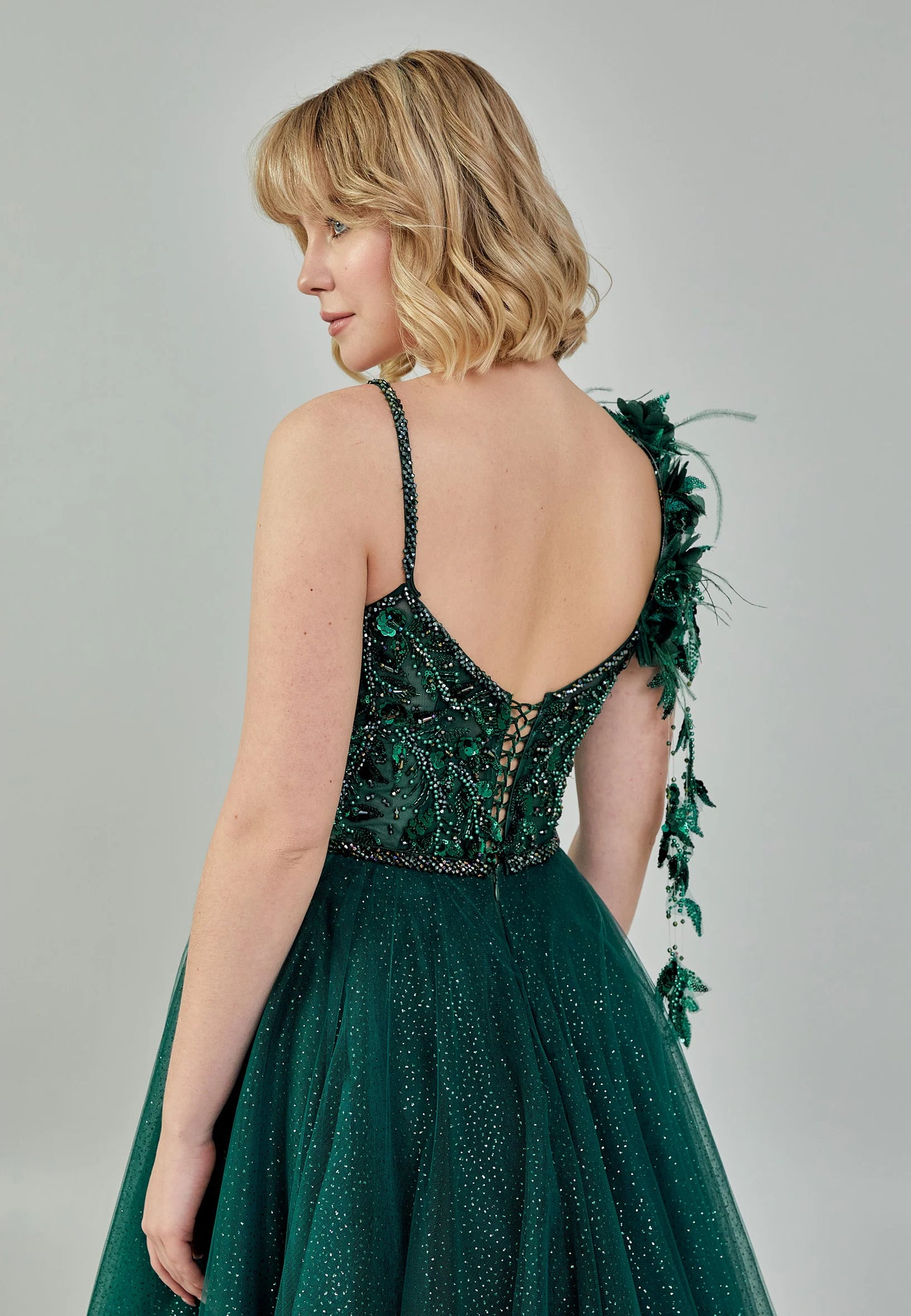 Sleeveless Maxi Tulle Regular Engagement Dress Unit Price: $210