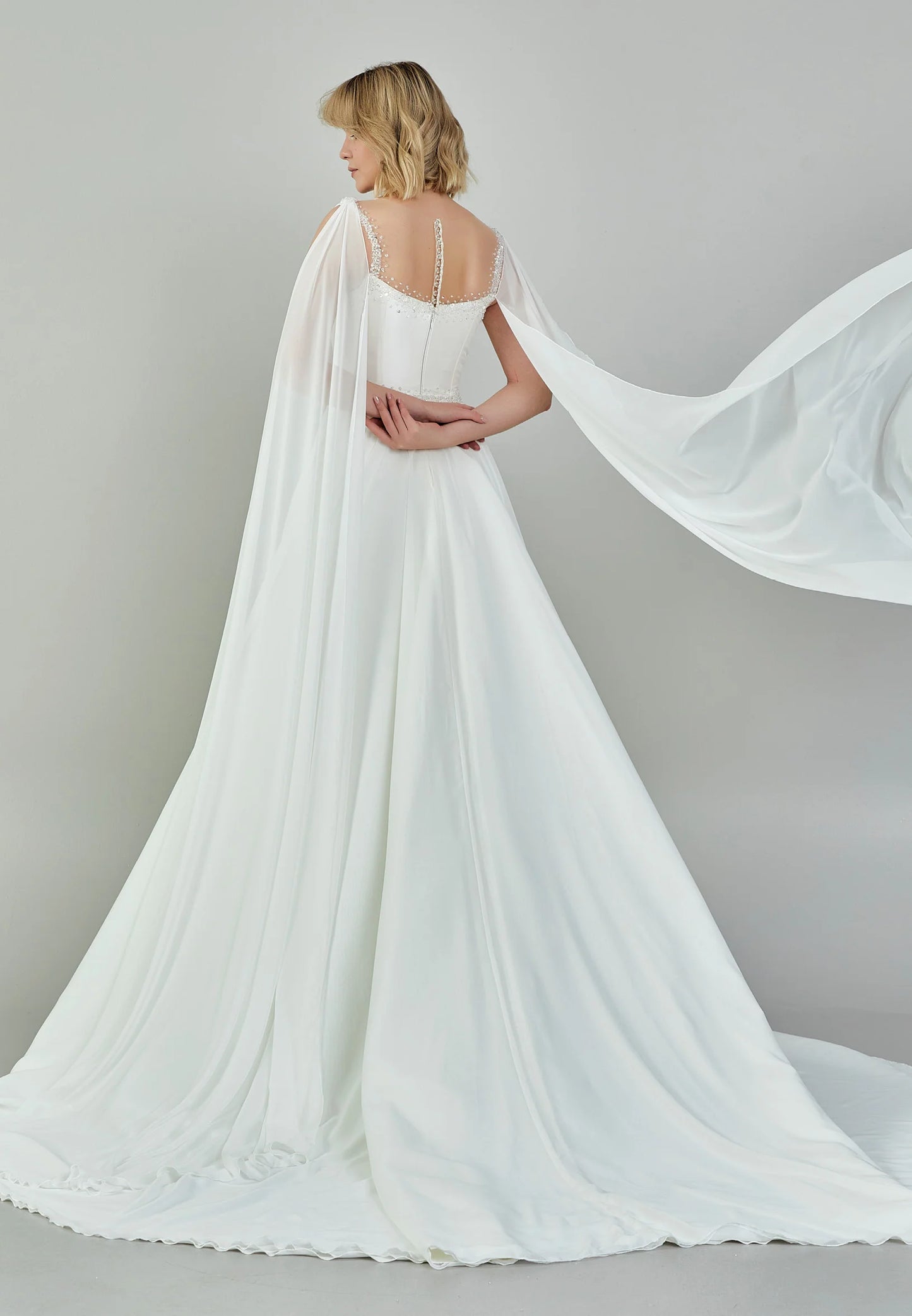 Sleeveless Maxi Chiffon Regular Wedding Dress Unit Price: $500