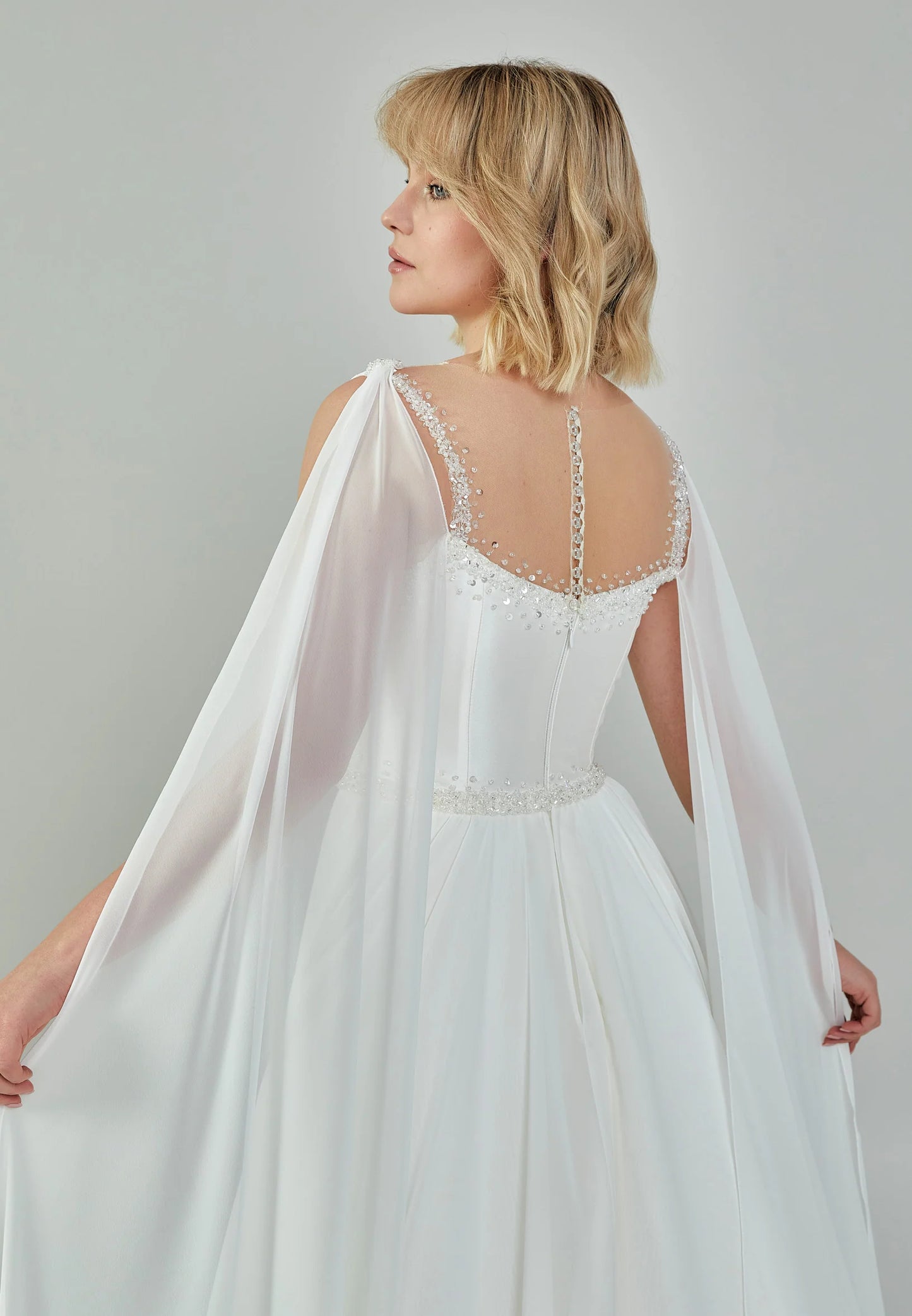 Sleeveless Maxi Chiffon Regular Wedding Dress Unit Price: $500
