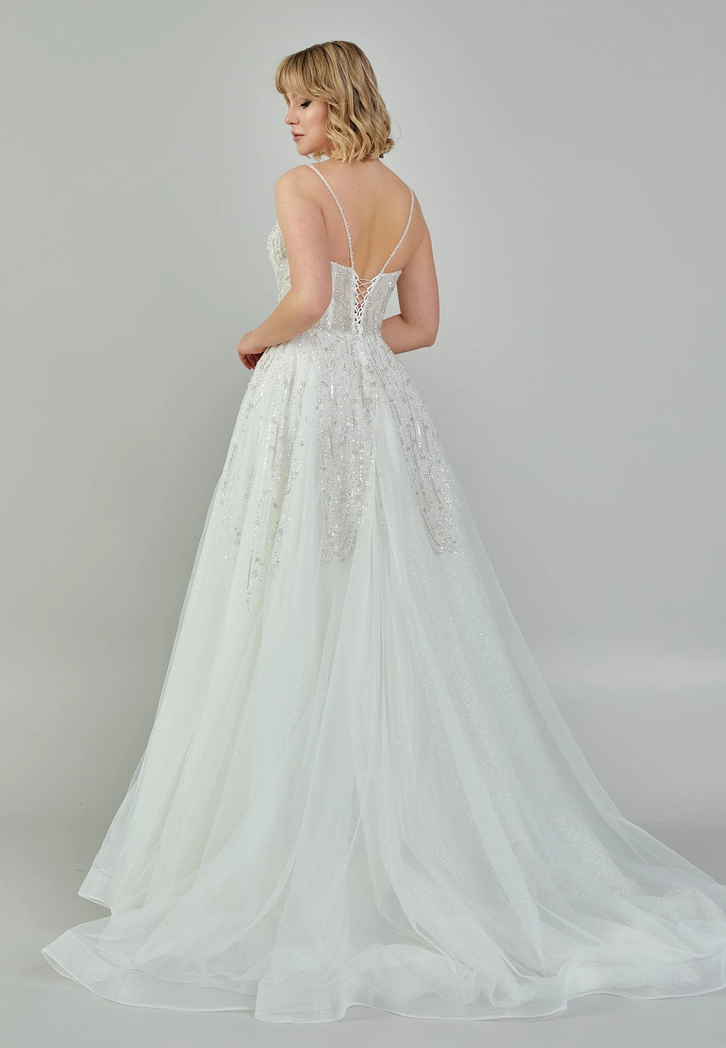 Sleeveless Maxi Tulle Regular Wedding Dress Unit Price: $250