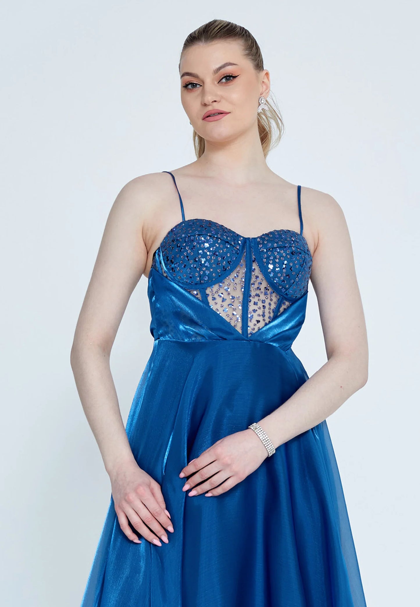 Sleeveless Maxi Polyester Column Regular Wedding Guest Dress Unit Price: $34