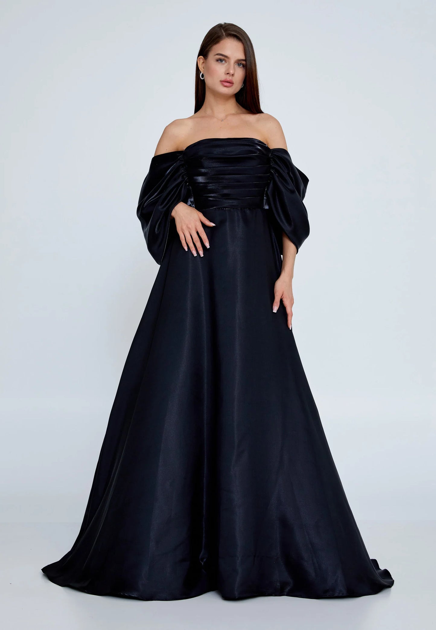Off Shoulder Maxi Polyester Mermaid Regular Prom Dress Unit Price: $75