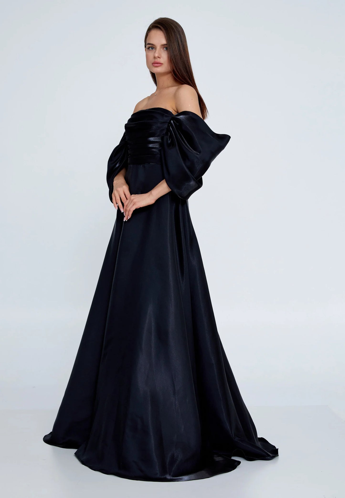 Off Shoulder Maxi Polyester Mermaid Regular Prom Dress Unit Price: $75