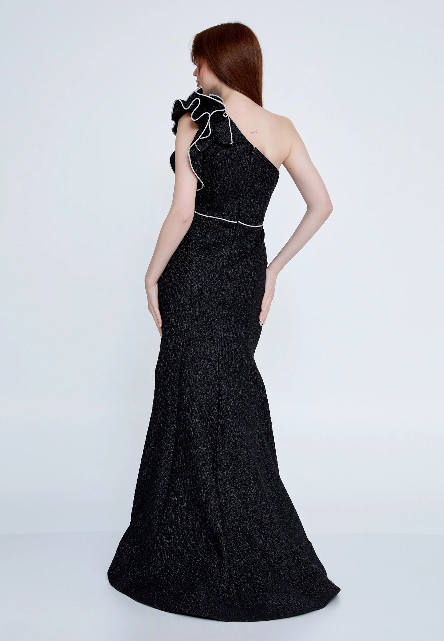 One Shoulder Maxi Polyester Mermaid Regular Wedding Guest Dress Unit Price: $52