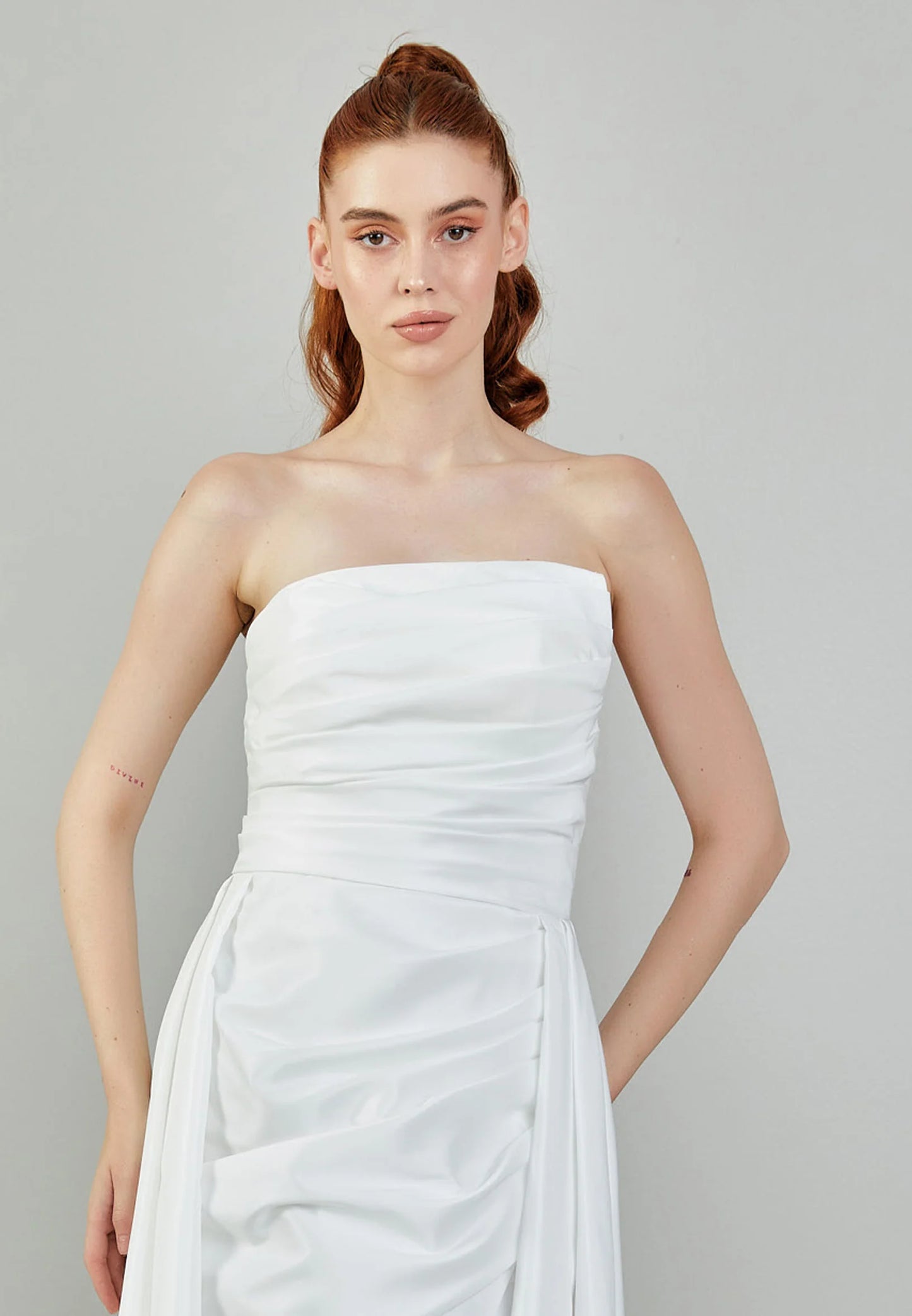 Strapless Maxi Polyester Regular Wedding Dress Unit Price: $230