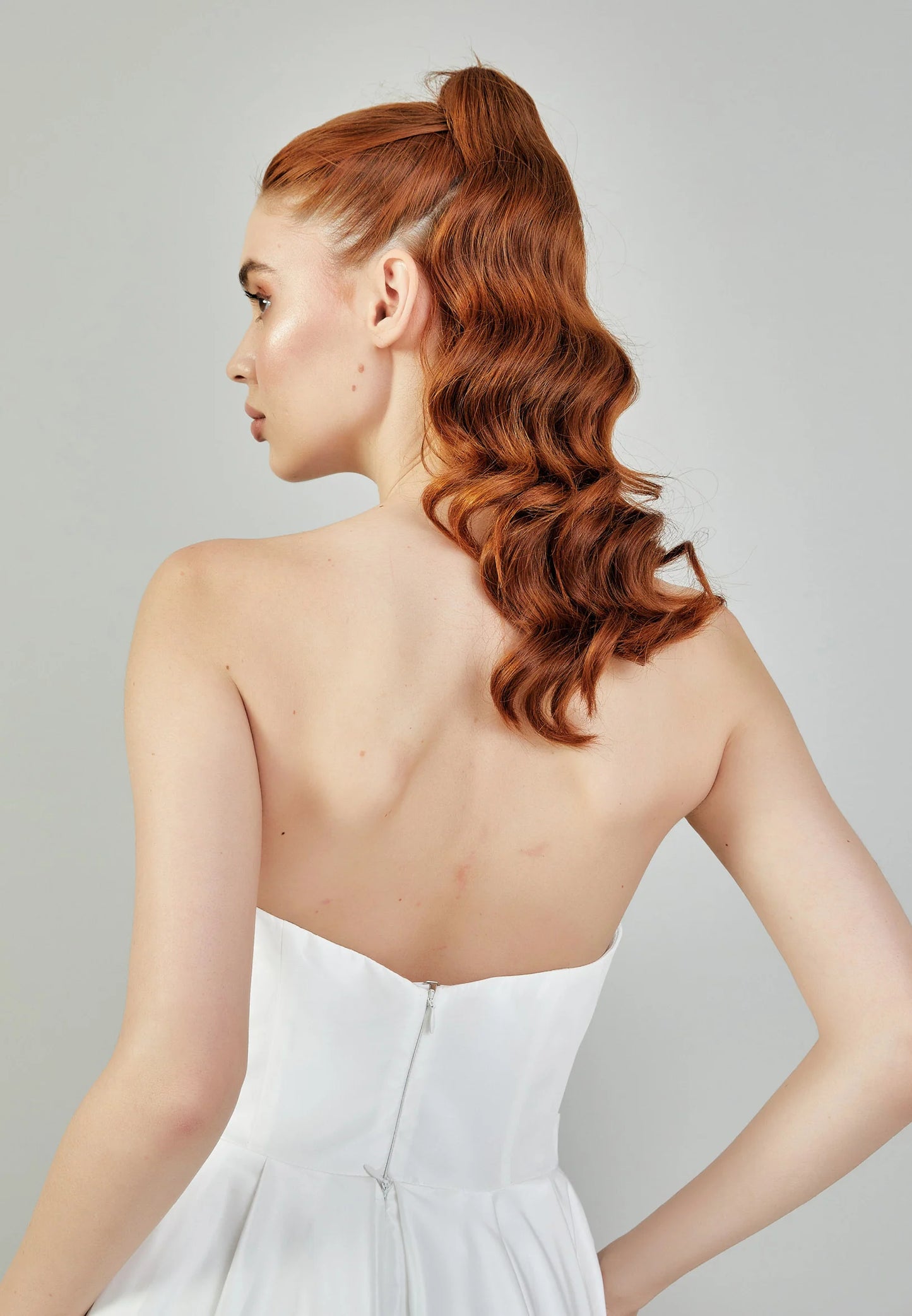 Strapless Maxi Polyester Regular Wedding Dress Unit Price: $230