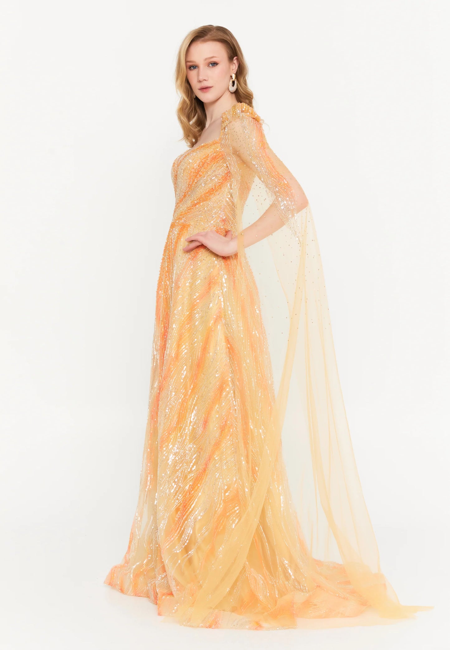 Mid-Length Maxi Tulle Mermaid Regular Prom Dress Unit Price: $363