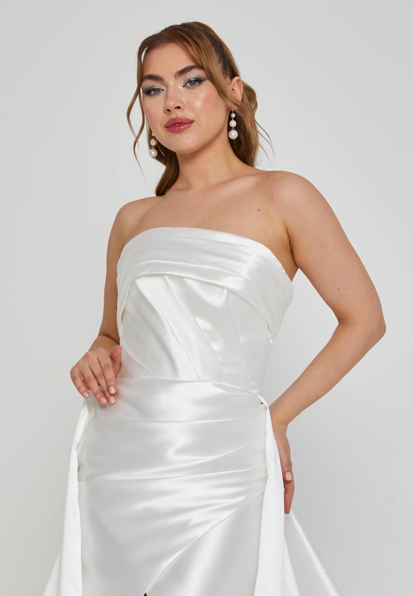 Strapless Maxi Polyester Regular Wedding Dress Unit Price: $575