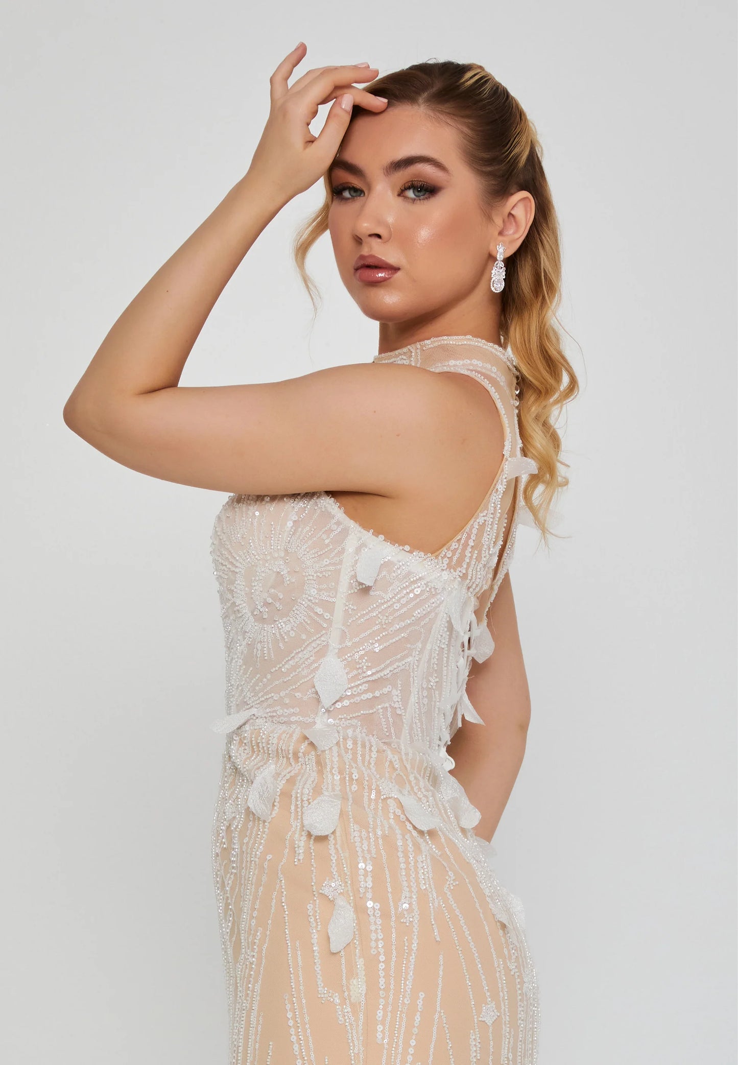 Sleeveless Maxi Tulle Regular Wedding Dress Unit Price: $395