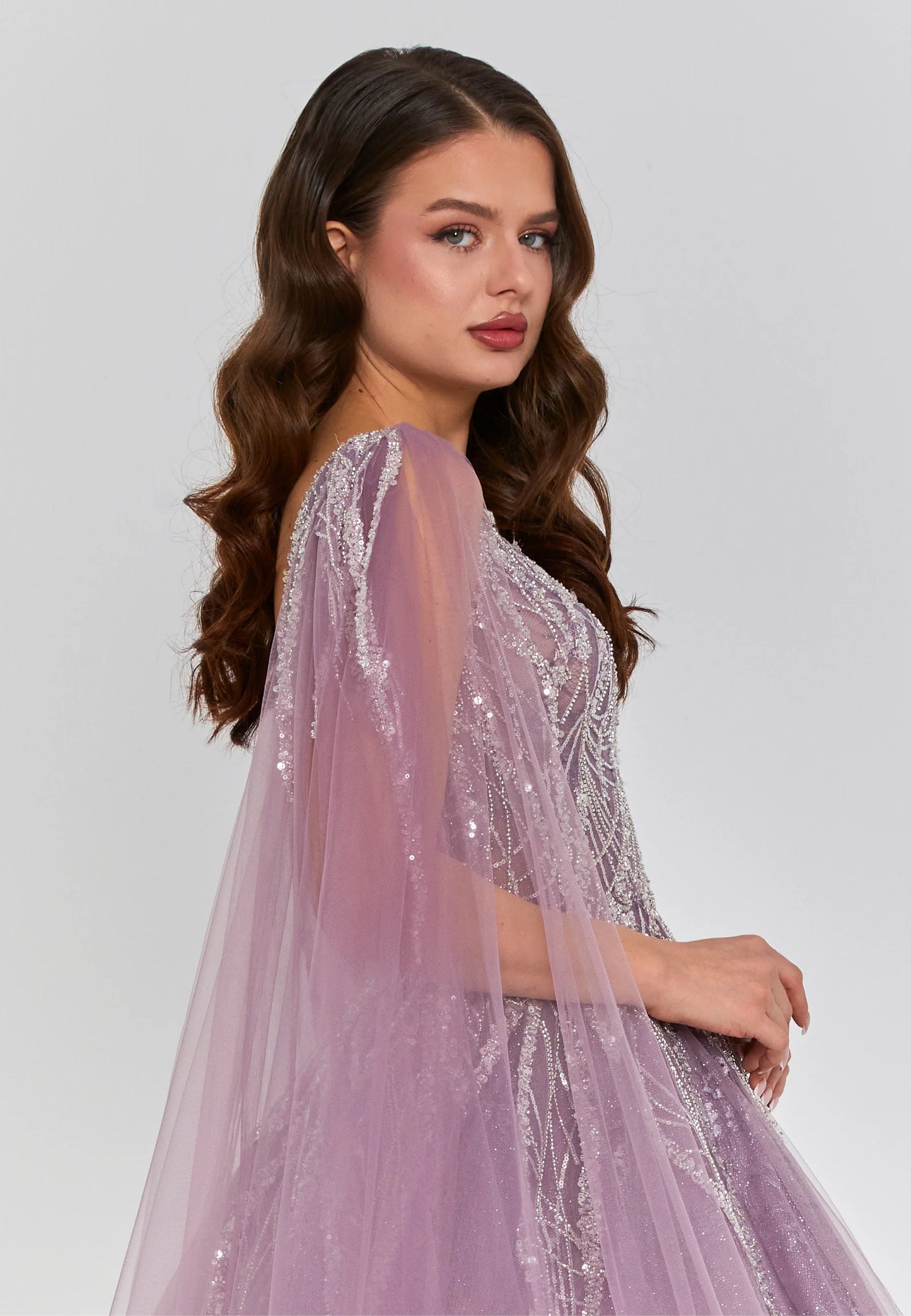 Sleeveless Maxi Tulle Regular Engagement Dress Unit Price: $270