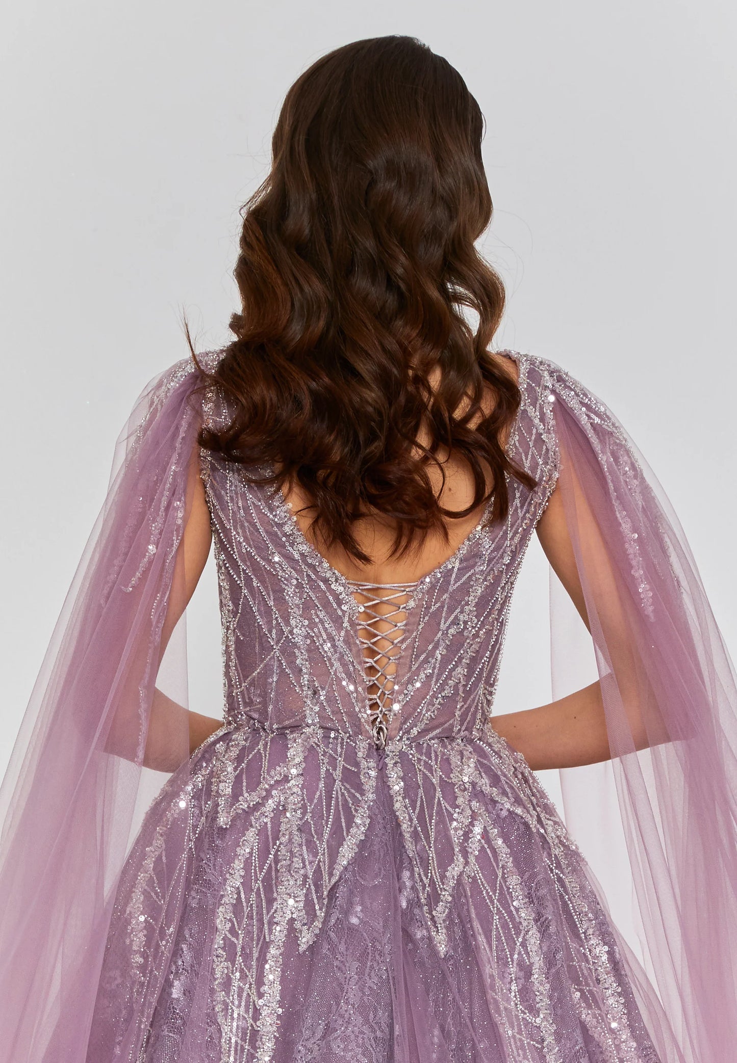 Sleeveless Maxi Tulle Regular Engagement Dress Unit Price: $270