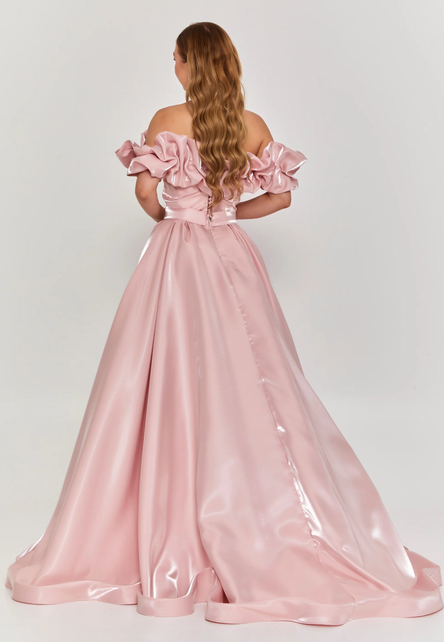 Off Shoulder Maxi Polyester Regular Engagement Dress Unit Price: $270