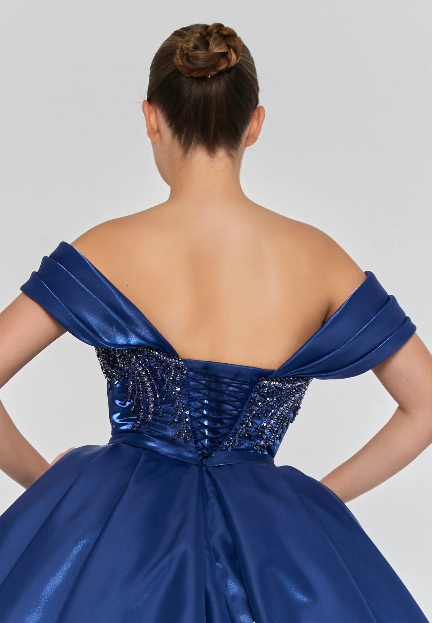 Off Shoulder Maxi Polyester Regular Engagement Dress Unit Price: $515
