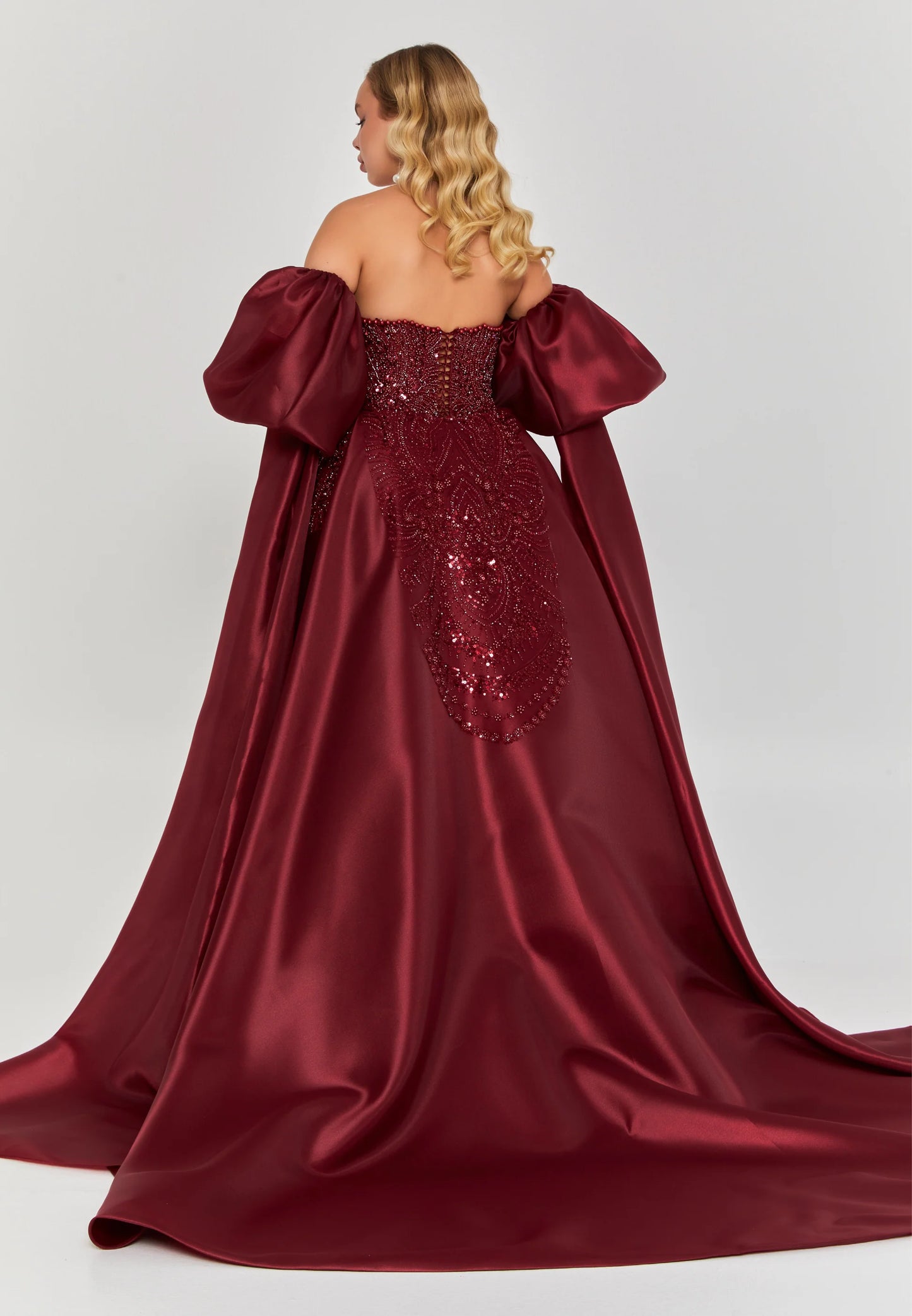 Off Shoulder Maxi Tulle Regular Engagement Dress Unit Price: $620