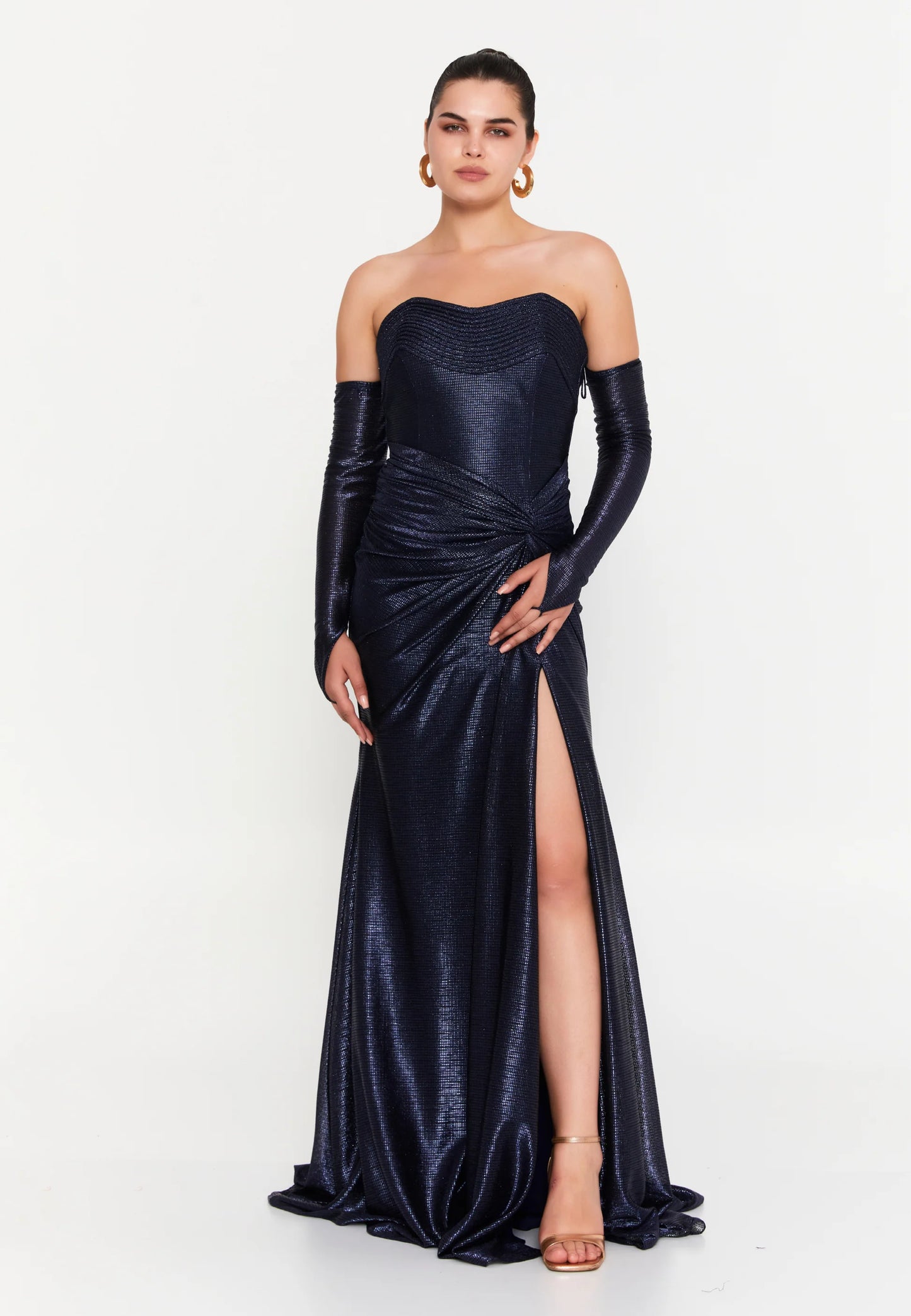 Off Shoulder Maxi Chiffon Mermaid Regular Wedding Guest Dress Unit Price: $125