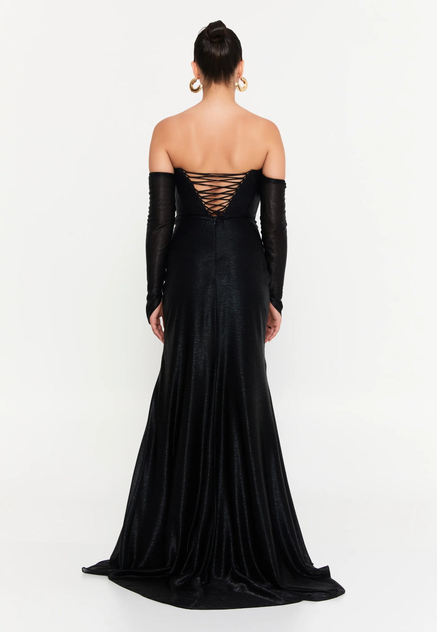 Off Shoulder Maxi Chiffon Mermaid Regular Wedding Guest Dress Unit Price: $125