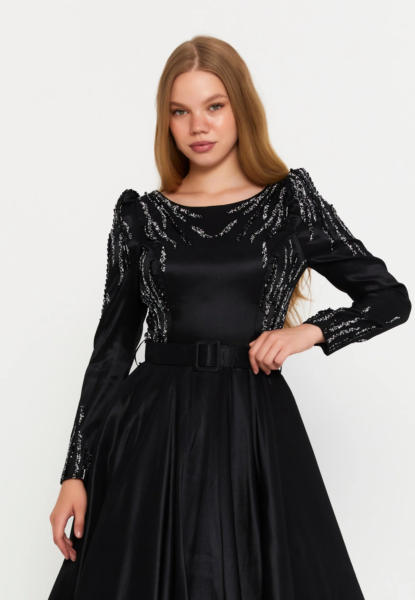 Long Sleeve Maxi Polyester A - Line Regular Wedding Guest Dress Unit Price: $63