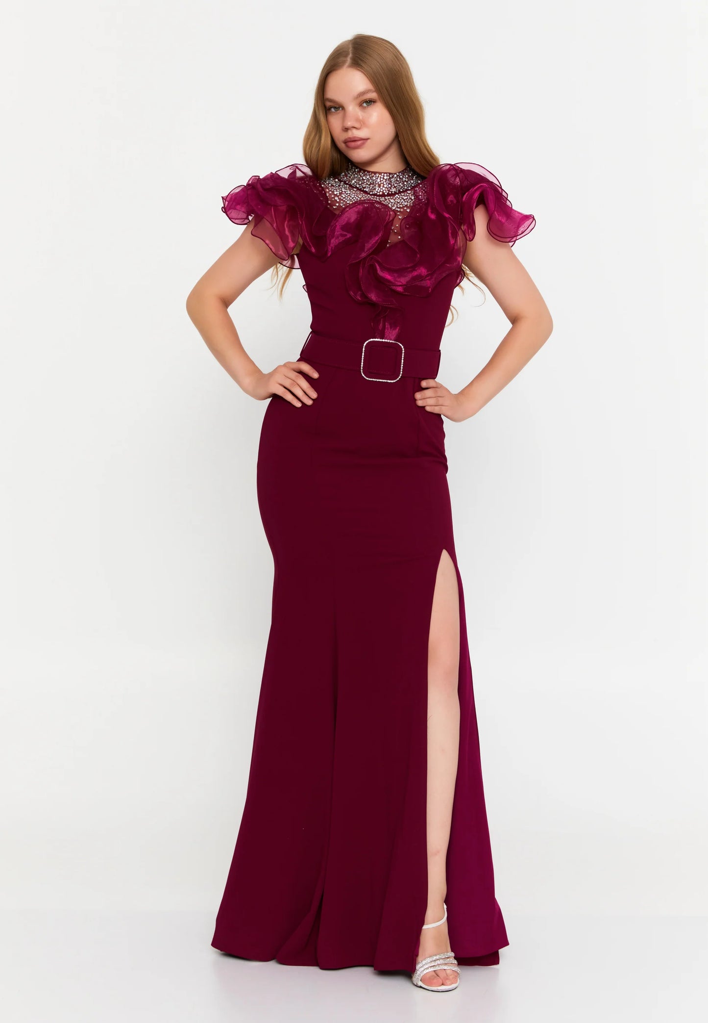 Short Sleeve Maxi Viscose Mermaid Regular Wedding Guest Dress Unit Price: $44