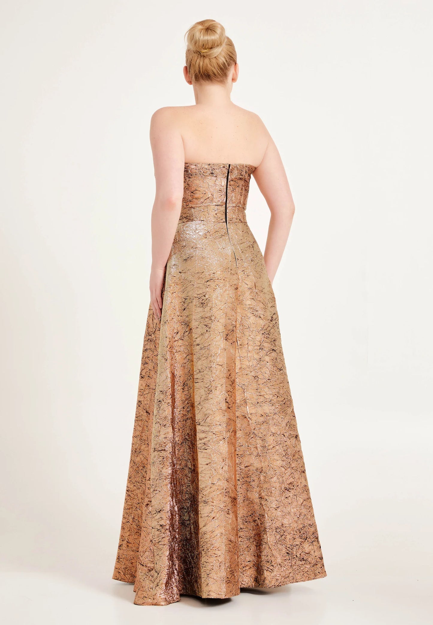 Strapless Maxi Tulle A - Line Plus Size Prom Dress Unit Price: $49