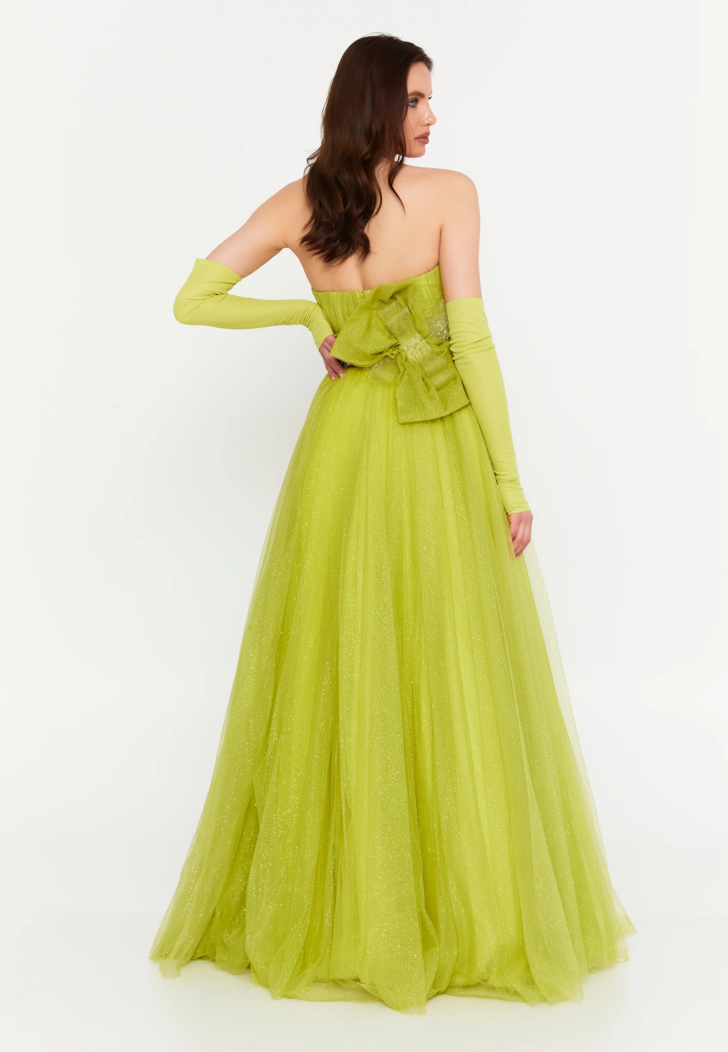 Off Shoulder Maxi Tulle A - Line Regular Prom Dress Unit Price: $95