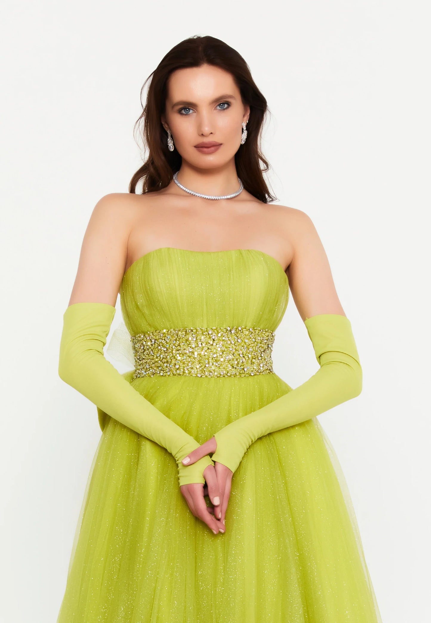 Off Shoulder Maxi Tulle A - Line Regular Prom Dress Unit Price: $95