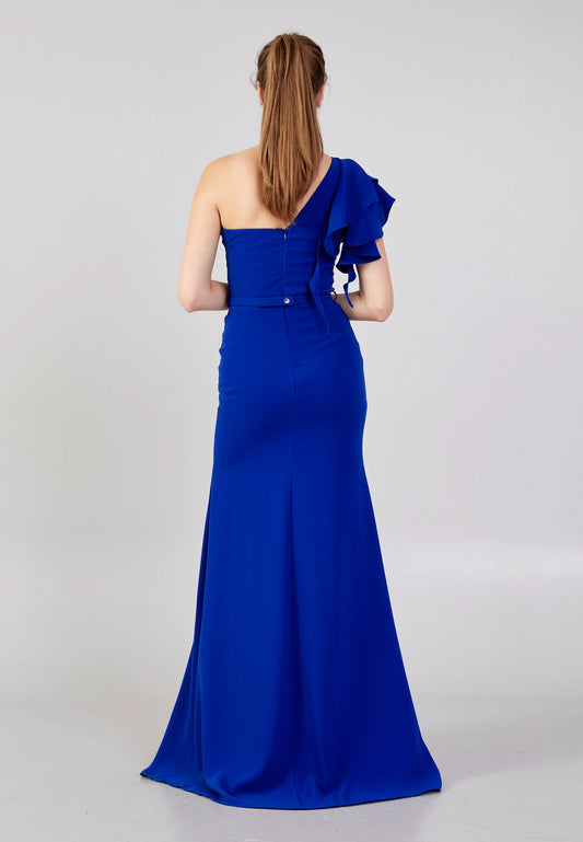 One Shoulder Maxi Crepe Column Regular Wedding Guest Dress Unit Price: $48