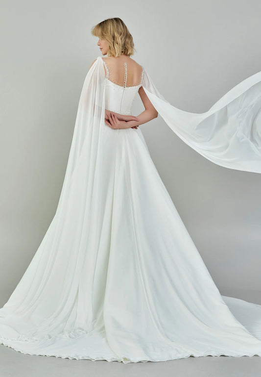 Sleeveless Maxi Chiffon Regular Wedding Dress Unit Price: $500