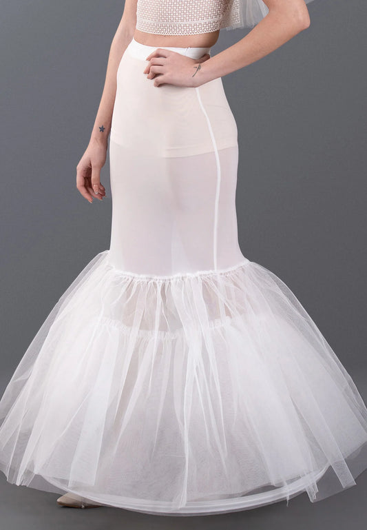 1 Hoop Tulle Without Flounce Fish Cut Petticoat Unit Price: $23