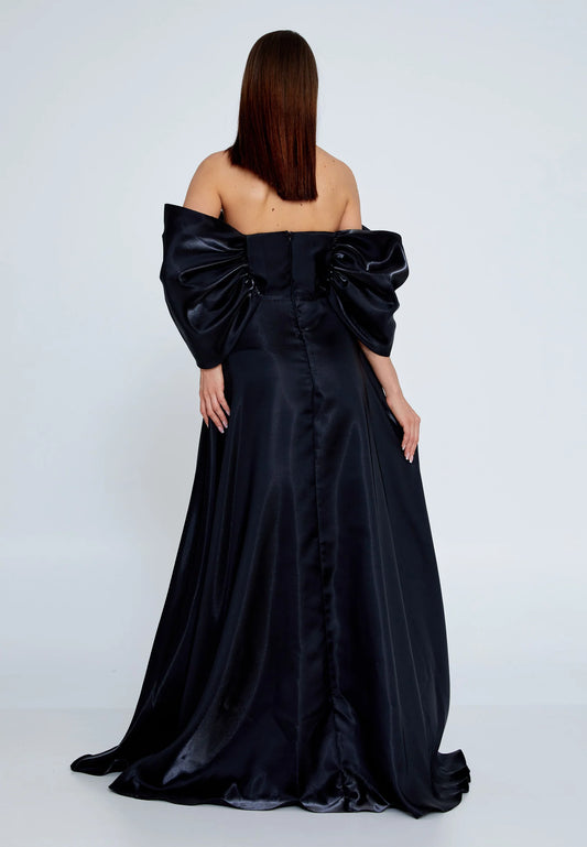 Off Shoulder Maxi Polyester Mermaid Regular Prom Dress Unit Price: $75