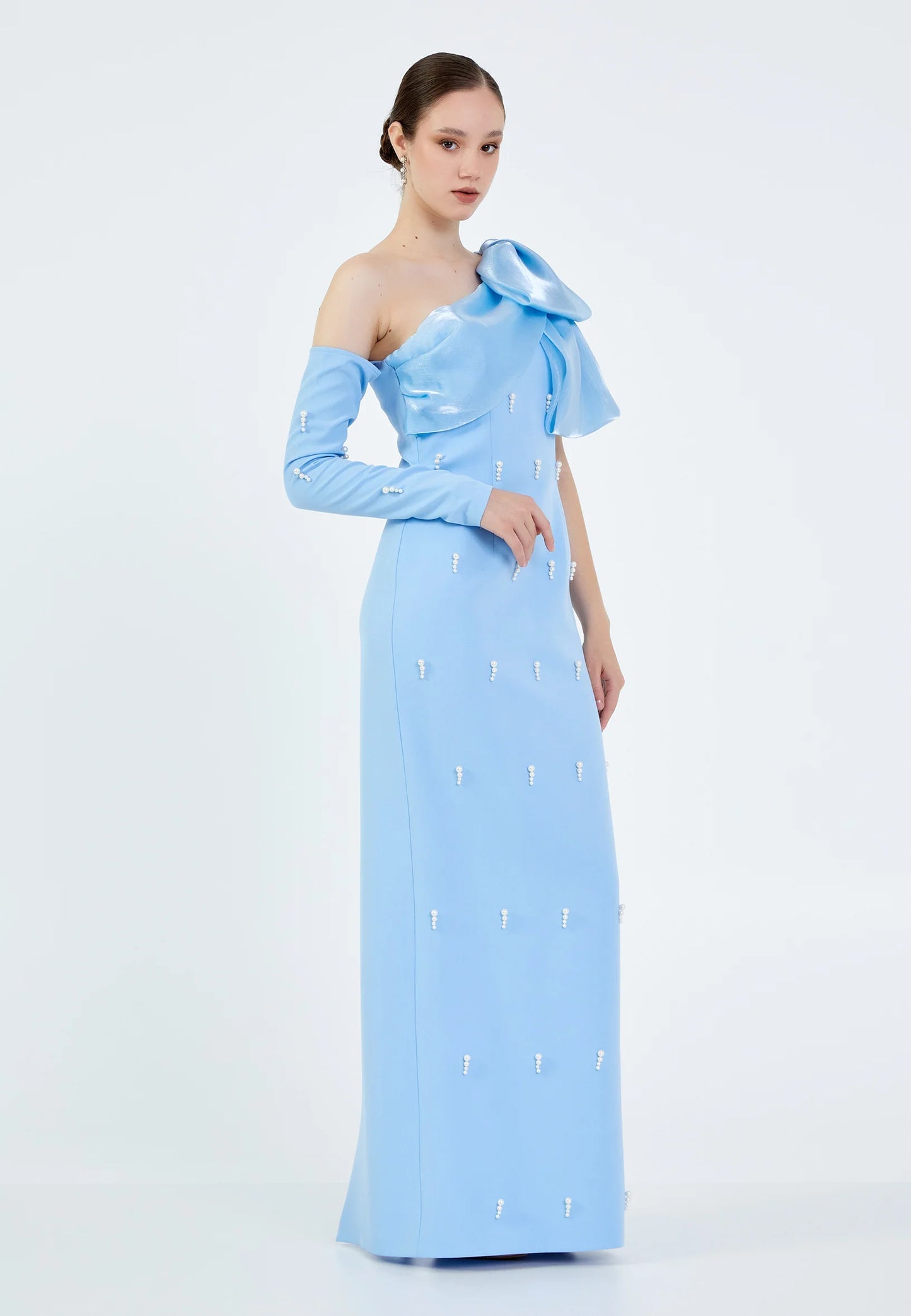 Sleeveless Maxi Viscose Column Regular Wedding Guest Dress Unit Price: $86