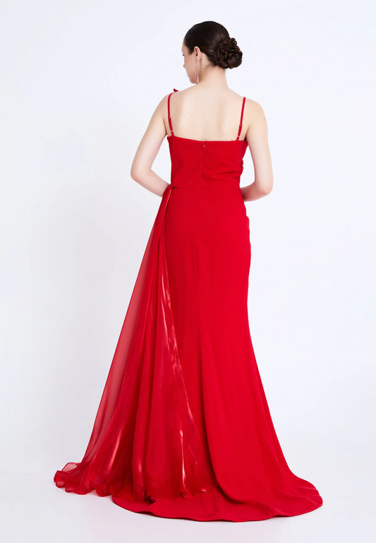 Sleeveless Maxi Viscose Mermaid Regular Wedding Guest Dress Unit Price: $86