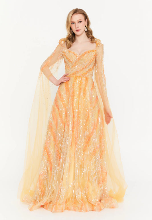 Mid-Length Maxi Tulle Mermaid Regular Prom Dress Unit Price: $363