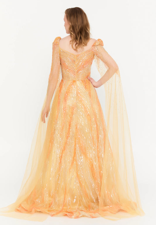 Mid-Length Maxi Tulle Mermaid Regular Prom Dress Unit Price: $363