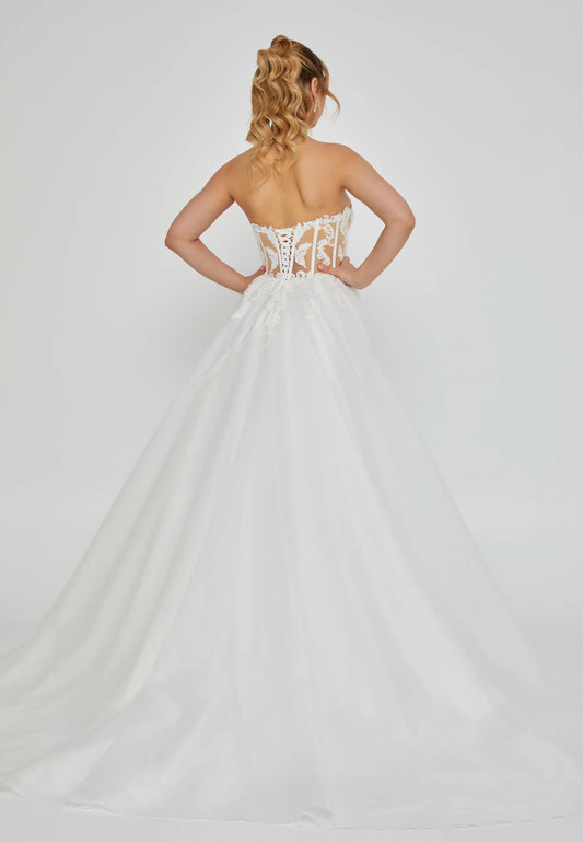 Strapless Maxi Polyester Regular Wedding Dress Unit Price: $395