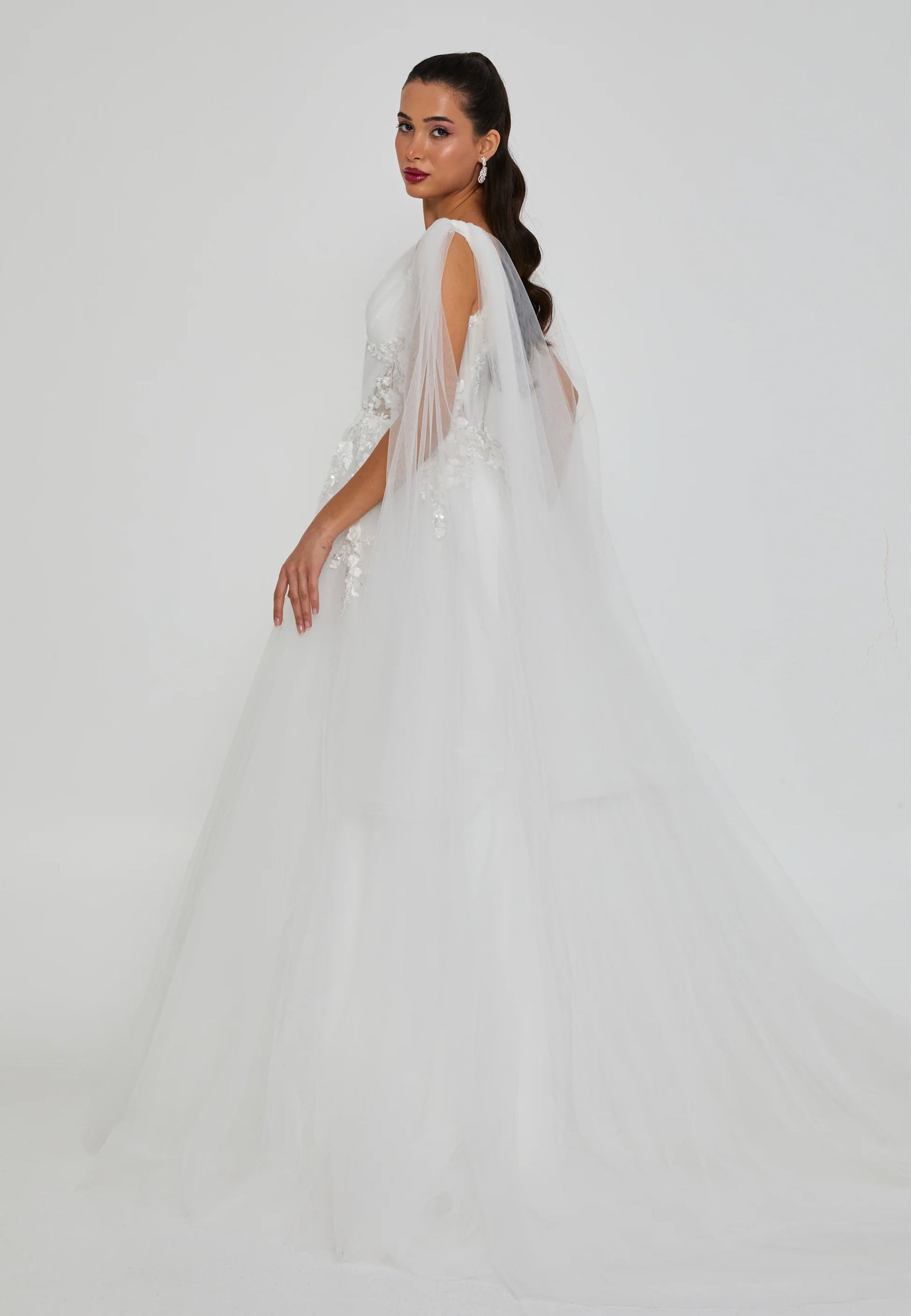 Sleeveless Maxi Tulle Regular Wedding Dress Unit Price: $420
