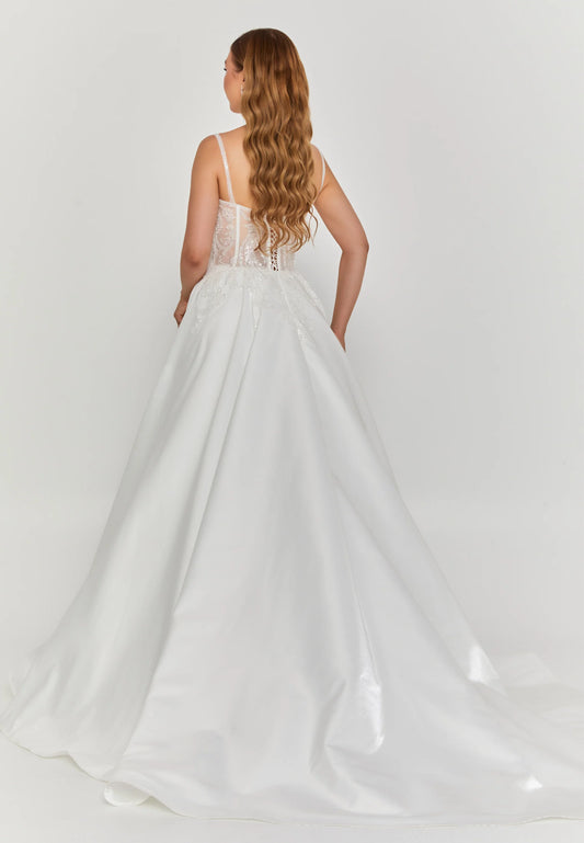 Sleeveless Maxi Polyester Regular Wedding Dress Unit Price: $250
