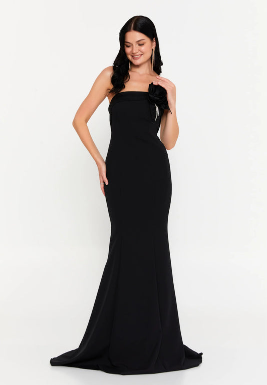 Strapless Maxi Viscose Mermaid Regular Wedding Guest Dress Unit Price: $50