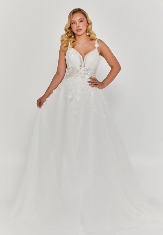 Sleeveless Maxi Tulle Regular Wedding Dress Unit Price: $360