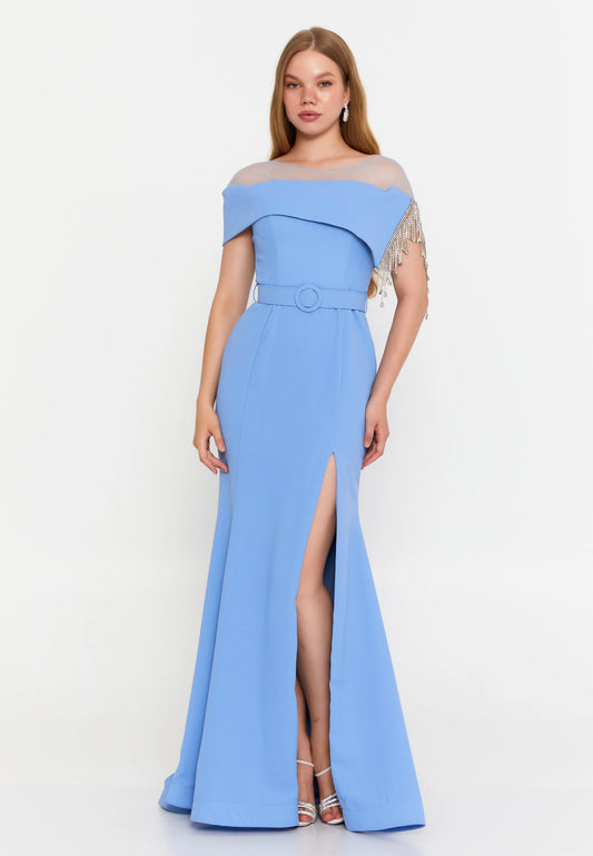Short Sleeve Maxi Viscose Fit & Flare Regular Wedding Guest Dress Unit Price: $63