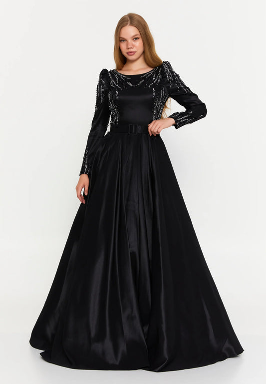 Long Sleeve Maxi Polyester A - Line Regular Wedding Guest Dress Unit Price: $63